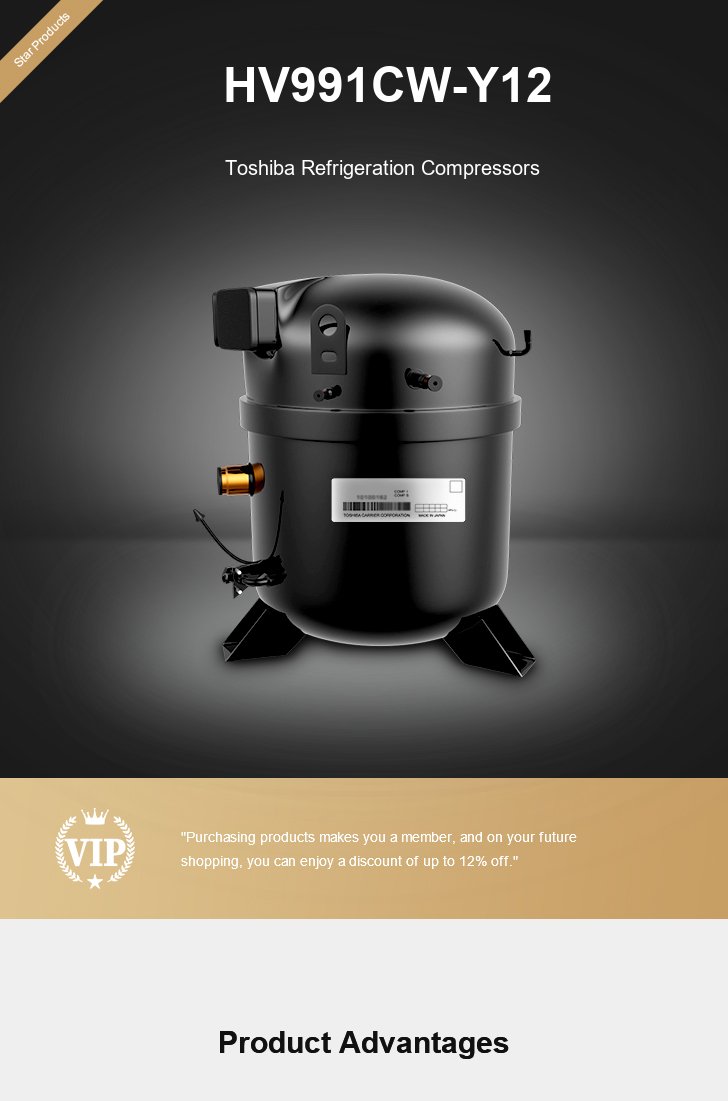 Toshiba Compressor HV991CW-Y12, technical parameters pdf, structure diagram